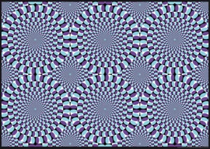 Fun Anomalus Rotation Bewegung Augenillusion A2 Posterdruck 59 cm x 42 cm BLPA2P22 - Bild 1 von 5
