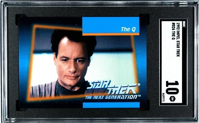 1992 Impel Star Trek The Next Generation - #026 The Q - SGC 10 *GEM MINT* - Image 1 of 2