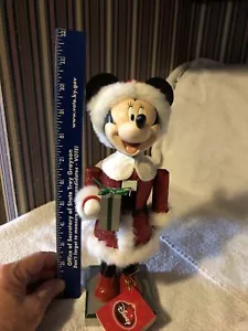 Minnie Mouse I Santa suite nutcracker New With Tag NO BOX - Picture 1 of 7