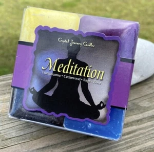 Meditation Candles 4 Candle Gift Set Sacred Space Crystal Journey Candles USA - Picture 1 of 6