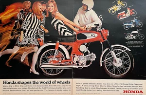 1967 Ad American Honda Motor Co Gardena CA Trail 90 Honda 50 Sport 50 Rally - Picture 1 of 1