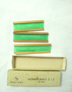 old vintage sander school normograph box - Picture 1 of 4