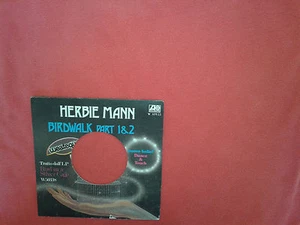 Herbie Mann – Birdwalk - Copertina Forata Per Disco Vinile 45 Giri 7 - Imagen 1 de 1