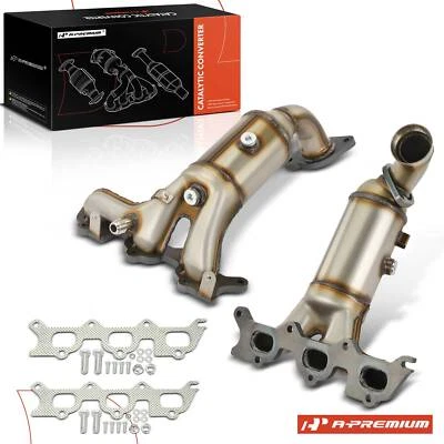 2x Front Catalytic Converter for Chrysler Sebring 2007-2010 Dodge Avenger 08-10 - Image 1 of 4