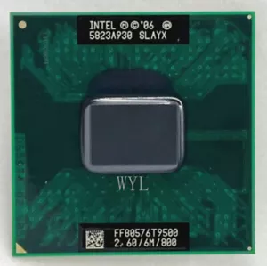 Intel Core 2 Duo T9500 2.6GHz 6M 800 CPU Laptop Processor Dual-Core CPU - Picture 1 of 4