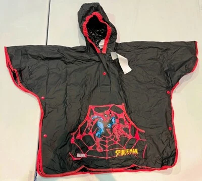 Spider-man boys rain poncho in carry bag NWT NEW Pyramid Marvel - Image 1 of 4