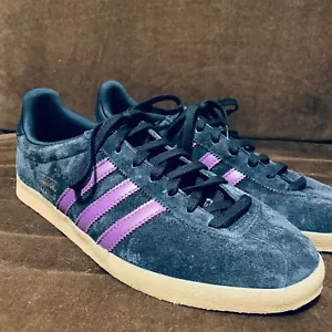 Adidas Gazelle OG scarpe da ginnastica uomo blu scamosciate viola 10 US UK taglia 9,5 44 RARO COLO - Foto 1 di 7