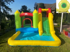 Der schöne Kindertraum: Große Wasser-Hüpfburg inkl. Gebläse/Pumpe - Bild 1 von 8