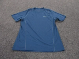Patagonia Shirt Adult L Blue Capilene Base Layer Outdoors Hiking Trail Guide Men - Picture 1 of 11