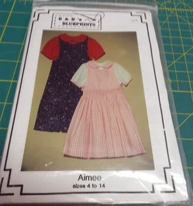 JERSÉIS/CAMISA VINTAGE DE B&B'S BLUEPRINTS Talla 4-14 Patrón de Costura - SIN CORTAR - Imagen 1 de 2