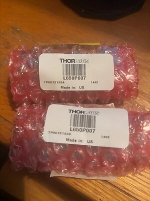 Thor labs L650P007 Laser Diode with monitor diode 650 nm 7 mw a pin 28/35 ma