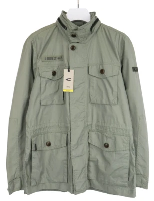 CAMEL ACTIVE Jacket Men's (EU) 54 Army Green Hidden Hood Full Zip Inner Pocket - Image 1 of 4