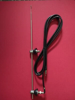 Antena de radio AM FM camioneta Chevrolet montaje lateral doble dos postes 47-53 Chevy Foto 1 de 4