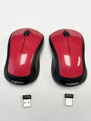 Logitech M310 Wireless Laser Mouse with USB Receiver - Red - Image 1 of 4