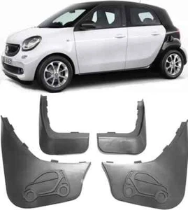 Genuine Front & Rear Splash Guards Mud Flaps For 2016-2018 Smart ForFour W453 - Picture 1 of 9