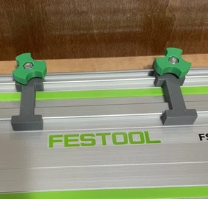 Festool Compatible Guide Rail Stops - Twin Set - Twist & Lock - Picture 1 of 3