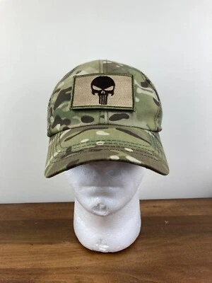 Condor Adjustable Camouflage Hook And Loop Fabric Cap Hat Green And Brown Hat - Image 1 of 4