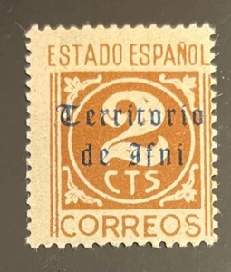 IFNI postage stamp 1949 numeral overprint - Picture 1 of 1