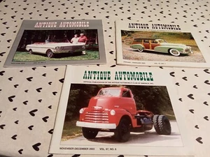 ANTIQUE AUTOMOBILE CLUB OF AMERICA MAGAZINE volume 67 No's 1,3,6 - Picture 1 of 2