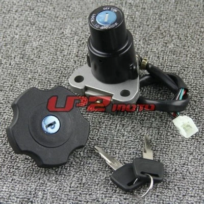 Ignition Switch Fuel Gas Cap Keys Set for Yamaha XT600 1990-95 TW200 2003-17 Foto 1 de 4