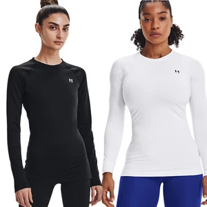 Under Armour Damas Capa Base ColdGear Cuello Redondo Camiseta Manga Larga UA - Imagen 1 de 9