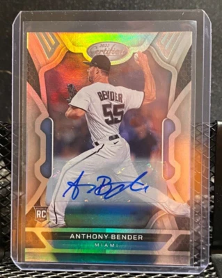 Anthony Bender 2022 Chronicles Certified Rookie Auto (RC) - Marlins - Image 1 of 2