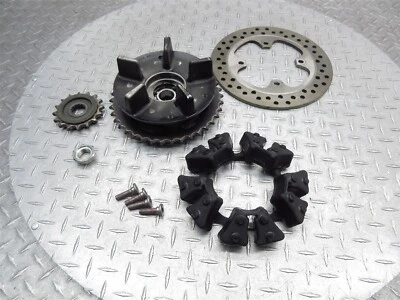 2000 00-04 Kawasaki ZR7 ZR750F Z750 Front Rear Sprocket Gear Hub Damper Rotor - Image 1 of 4