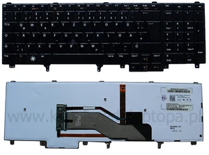 DEUTSCHE TASTATUR DELL Latitude E6520 E6530 E5520 E6540 E6530 BELEUCHTET - Picture 1 of 1