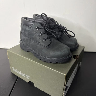 Niño pequeño negro gamuza Mid Timberland clásico niño pequeño talla 9c con caja  Foto 1 de 4