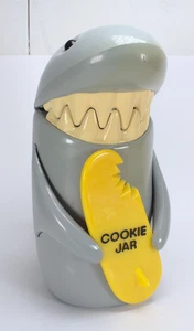Vtg 1996 Shark Cookie Jar Plays Sound When Opened - Picture 1 of 6