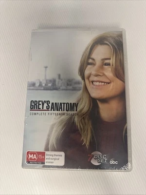 Grey's Anatomy Complete Fifteenth Season 15 DVD Brand New - image 1 of 2