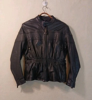 Chaqueta de moto de cuero para mujer talla XL galería de cuero  Foto 1 de 4
