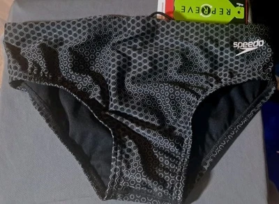 Speedo ProLT Swim Briefs Hex Breaker Black size 32, new - Image 1 of 4