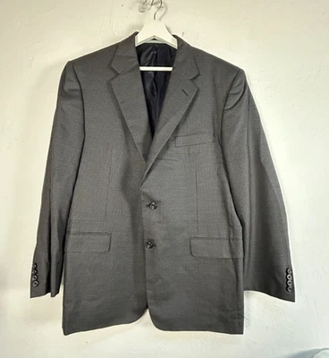 Hickey Freeman Madison Blazer de mezcla de lana y seda para hombre 36 Dos botones Carrera de negocios Foto 1 de 4