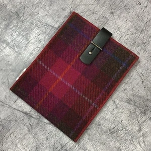 Harris Tweed Bertie Girl Centenary Label Plaid Multicolour Apple IPad MINI Case - Picture 1 of 16