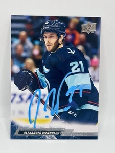 2022-23 Upper Deck #154 Alexander Wennberg - Seattle Kraken SIGNED IP AUTO - Picture 1 of 2