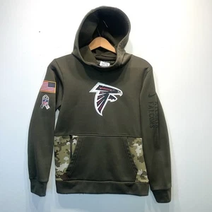 Nike YOUTH Atlanta Falcons Salute To Service Therma Hoodie Sweatshirt M (10/12) - Picture 1 of 10