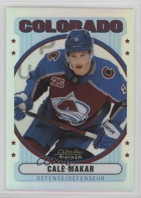 2021-22 O-Pee-Chee Platinum Retro Rainbow Cale Makar #R-59 - Image 1 of 2