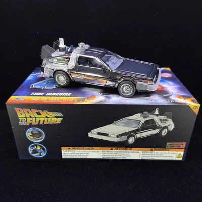 Jada Next Level DeLorean Back To The Future Time Machine Chrome Excl. #0226/1985 - Image 1 of 4