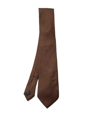 Corbata para hombre IKE BEHAR 100 % seda hecha a medida en Estados Unidos marrón Foto 1 de 4