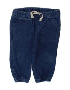 GAP Baby Girls Joggers Straight Jeans 9-12 Months W20 L8 Navy Blue Cotton BE08 - Picture 1 of 3