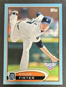 2012 Topps Opening Day Doug Fister Blue Border #’d /2012 Card #94 Tigers VG O/C - Picture 1 of 2