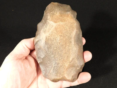 Grande! Um milhão de anos! Machado manual ACHEULEAN início da idade da pedra Mali 571gr - Imagem 1 de 4