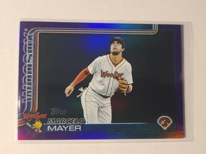 2025 Topps Pro Debut Marcelo Mayer #PD-200 Purple Foil 253/299 Worcester Red Sox - Picture 1 of 2