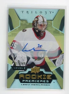 2023-24 Trilogy Uncommon Rookies Gold /149 Leevi Merilainen #155 Rookie Auto RC - Picture 1 of 1