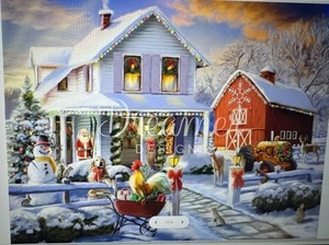 Dreamer Designs Diamond Art Kit Greetings Christmas Morning Out Of Stock - Picture 1 of 2