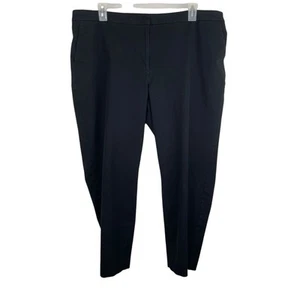 Talbots Sz 22W Black Hampshire Ankle Pants Career Plus Size Closet Staple Preppy - Picture 1 of 8
