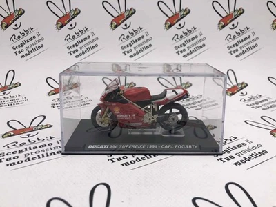 DIE CAST 1/24 " DUCATI 996 SUPERBIKE 1999 CARL FOGARTY " PASSIONE DUCATI - Immagine 1 di 3