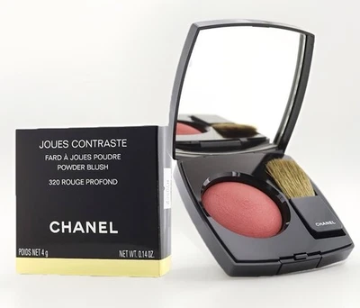 Chanel Joues Contraste Powder Blush 320 ROUGE PROFOND Intense Brick Red Limited - Image 1 of 2