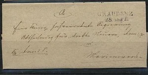 Briefhuelle Graudenz - Marienwerder #l573 - Bild 1 von 1